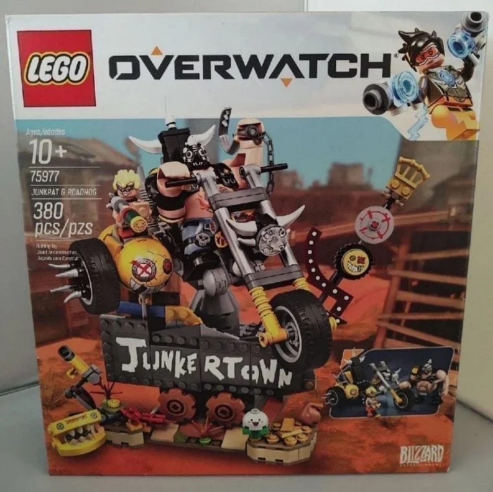 Lego Overwatch 75977 Junkrat &  Roadhog NWT Building Toy Set